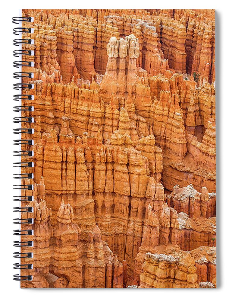 Usa Spiral Notebook featuring the photograph Bryce Canyon Hoodoos by Alberto Zanoni