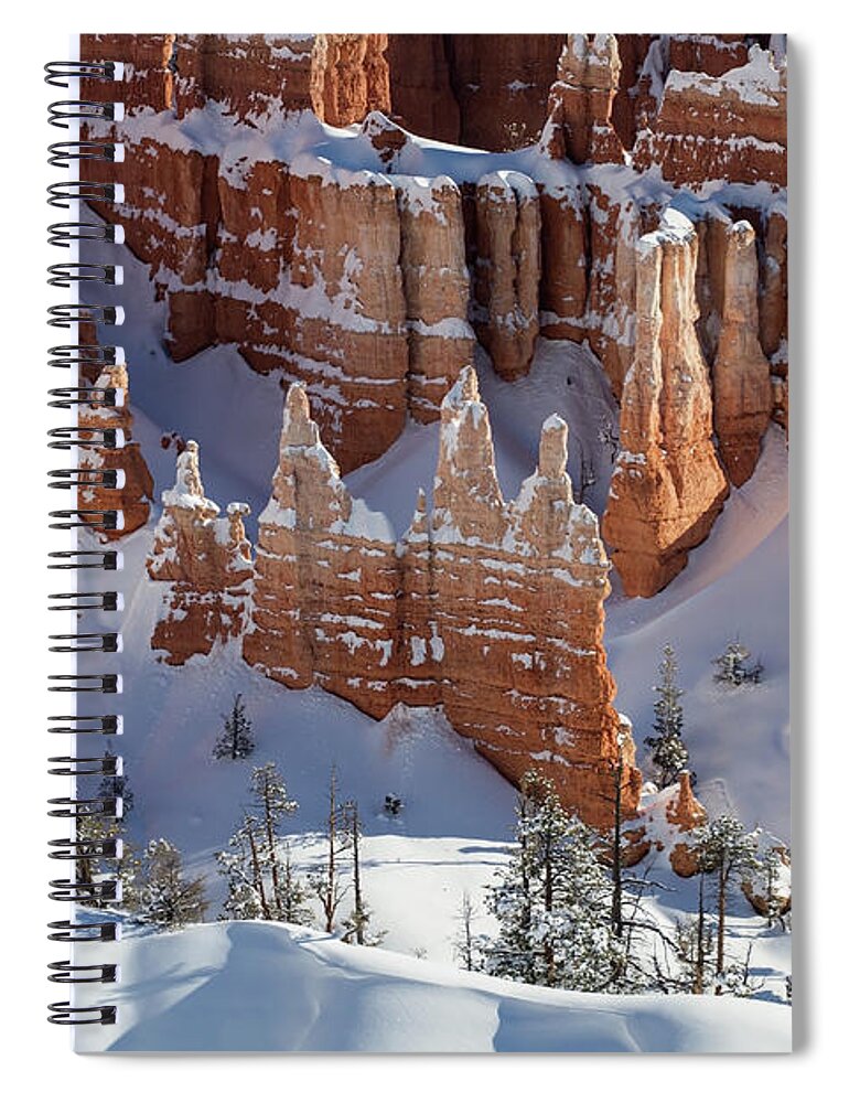 No People Spiral Notebook featuring the photograph Bryce Canyon National Park by Brett Pelletier