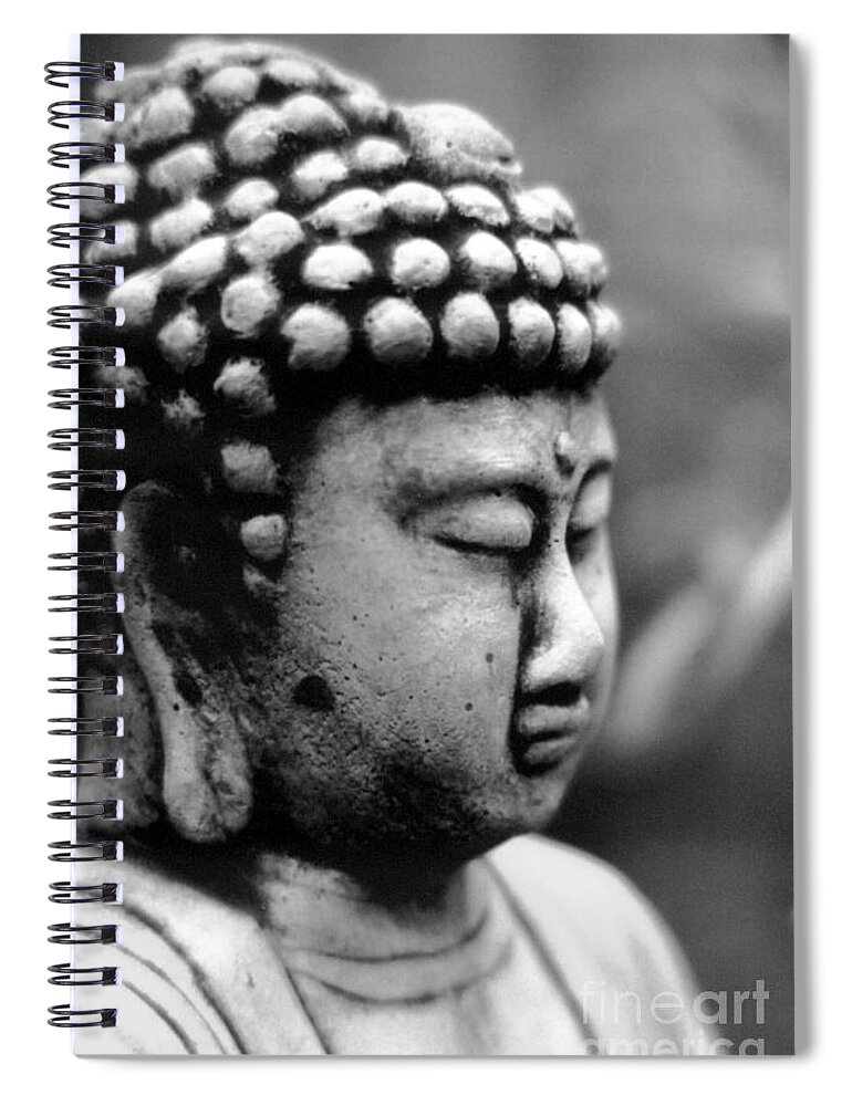 Buddha Spiral Notebook featuring the photograph Buddha by Eileen Gayle