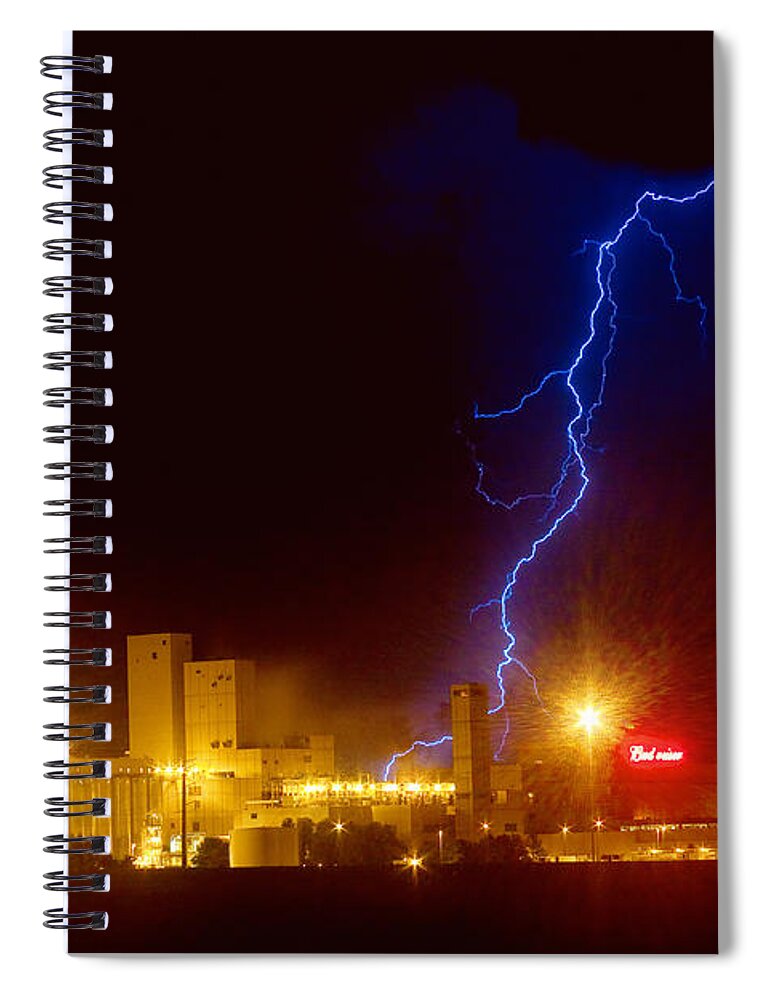 Anheuser-busch Spiral Notebook featuring the photograph Budweiser On Strike by James BO Insogna