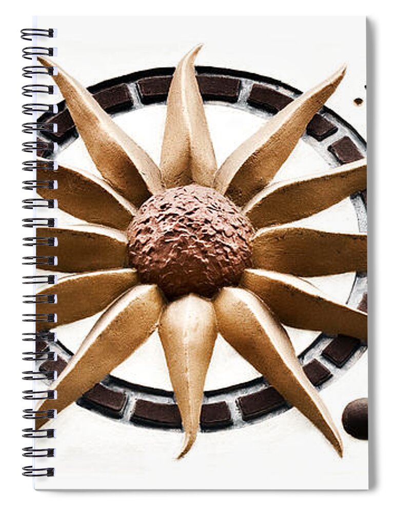Downtown Spiral Notebook featuring the photograph Building Ornament 2 by Marilyn Hunt