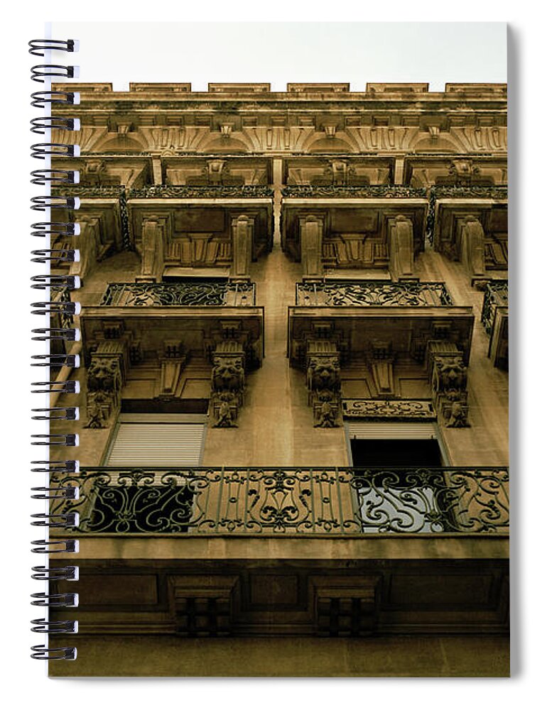 Architecture Spiral Notebook featuring the photograph Buildings Of Marseille by Shaun Higson