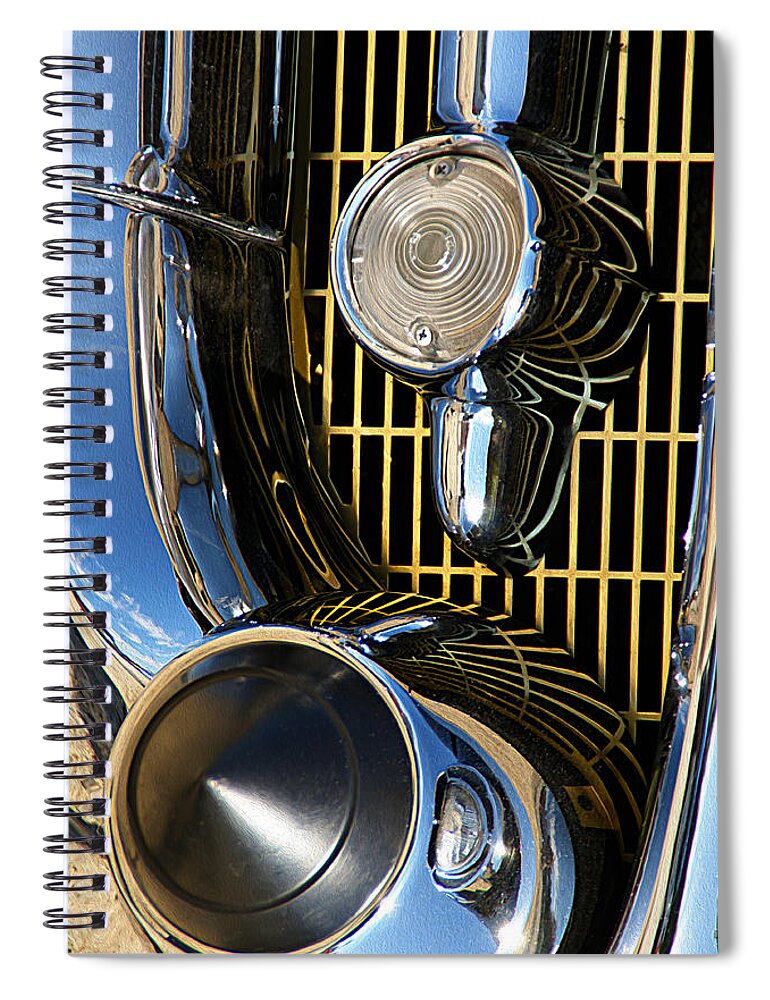 Vintage Spiral Notebook featuring the photograph Bumper Zone 11 by Lynda Lehmann