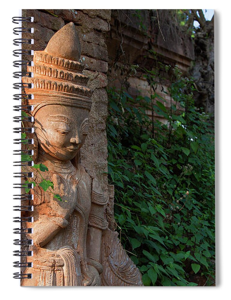 Vertical Spiral Notebook featuring the photograph Burma_d195 by Craig Lovell
