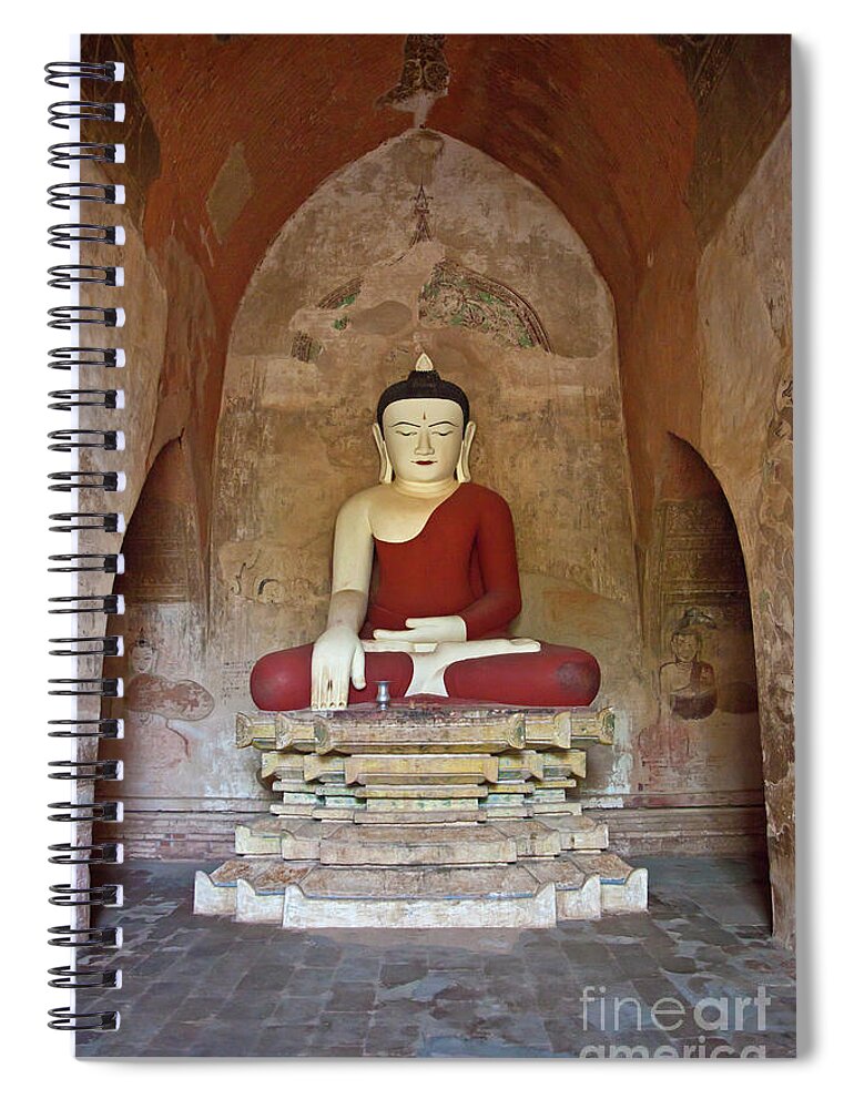 Pagan Spiral Notebook featuring the photograph Burma_d2078 by Craig Lovell