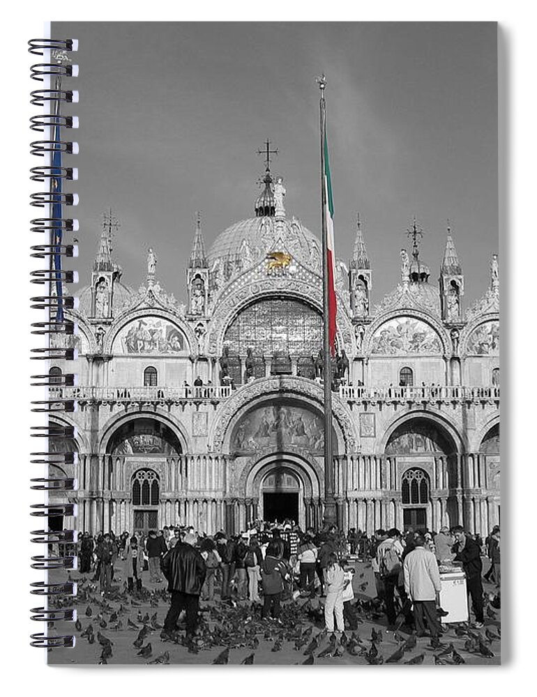Cityscape Spiral Notebook featuring the photograph Busy St Marks by Dylan Punke