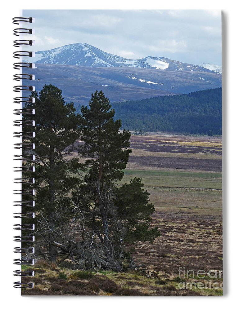 Bynack More Spiral Notebook featuring the photograph Bynack More and Beag - Cairngorm Mountains by Phil Banks