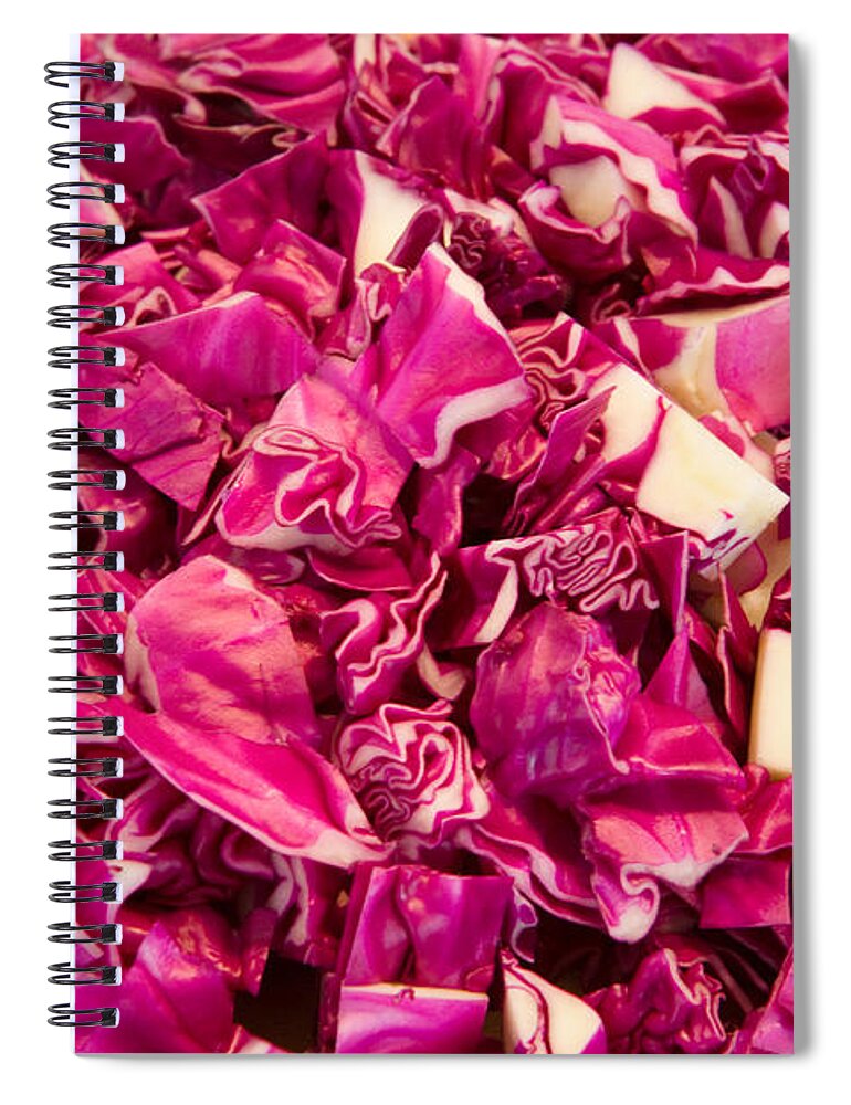 Food Spiral Notebook featuring the photograph Cabbage 639 by Michael Fryd