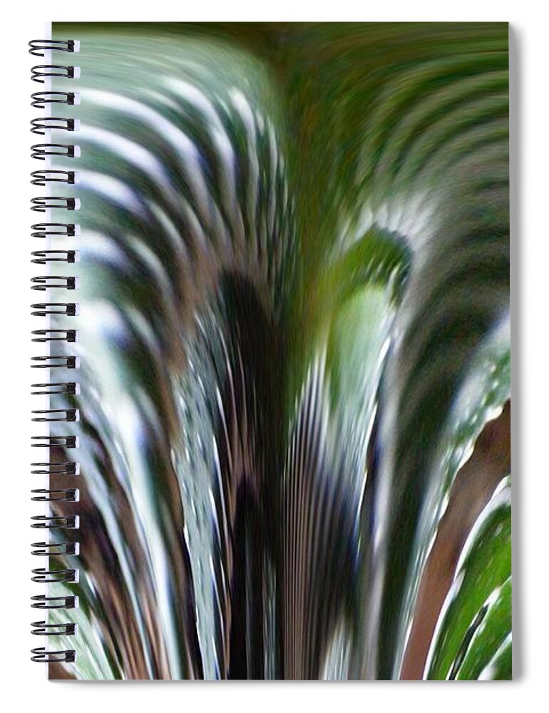 Cactus Digital Art Spiral Notebook featuring the photograph Cactus Predator by Barbara A Griffin