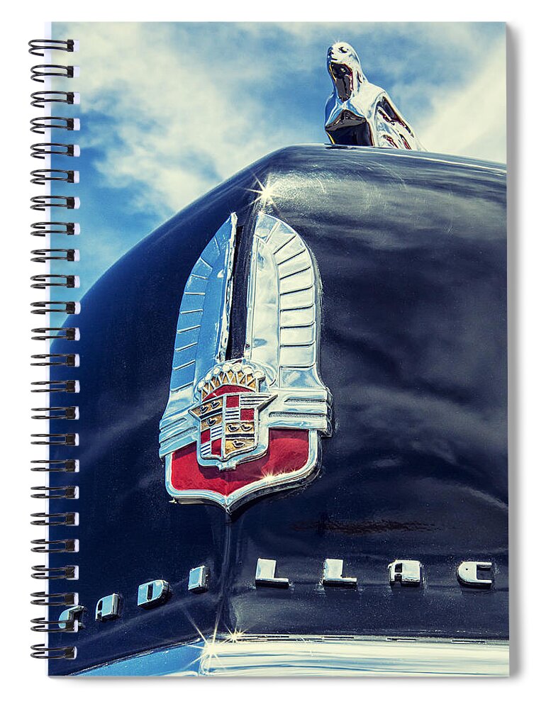 Cadillac Spiral Notebook featuring the photograph Cadillac by Caitlyn Grasso