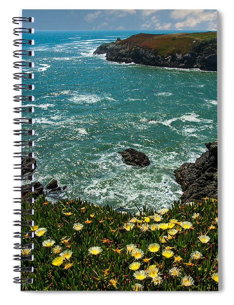 Northern California Spiral Notebook featuring the photograph California Coast by Harry Spitz