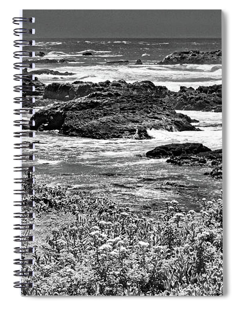 California Coast Spiral Notebook featuring the photograph California Coast No. 9-2 by Sandy Taylor