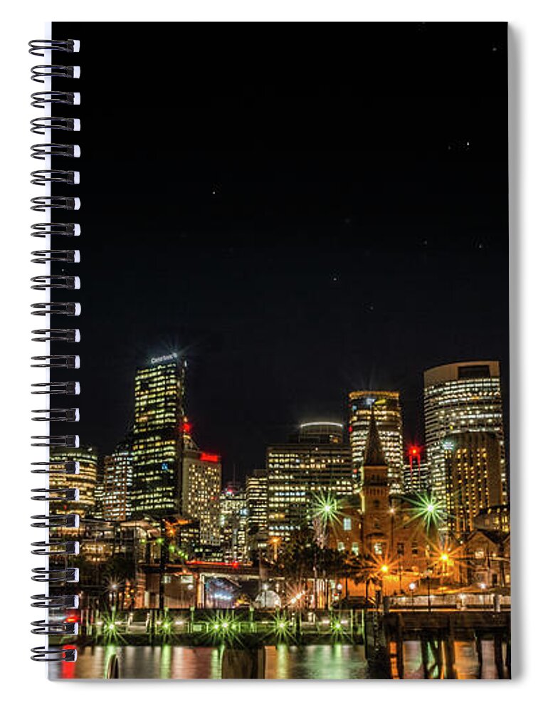 Sydney Spiral Notebook featuring the photograph Cambell's Cove Sydney by Racheal Christian