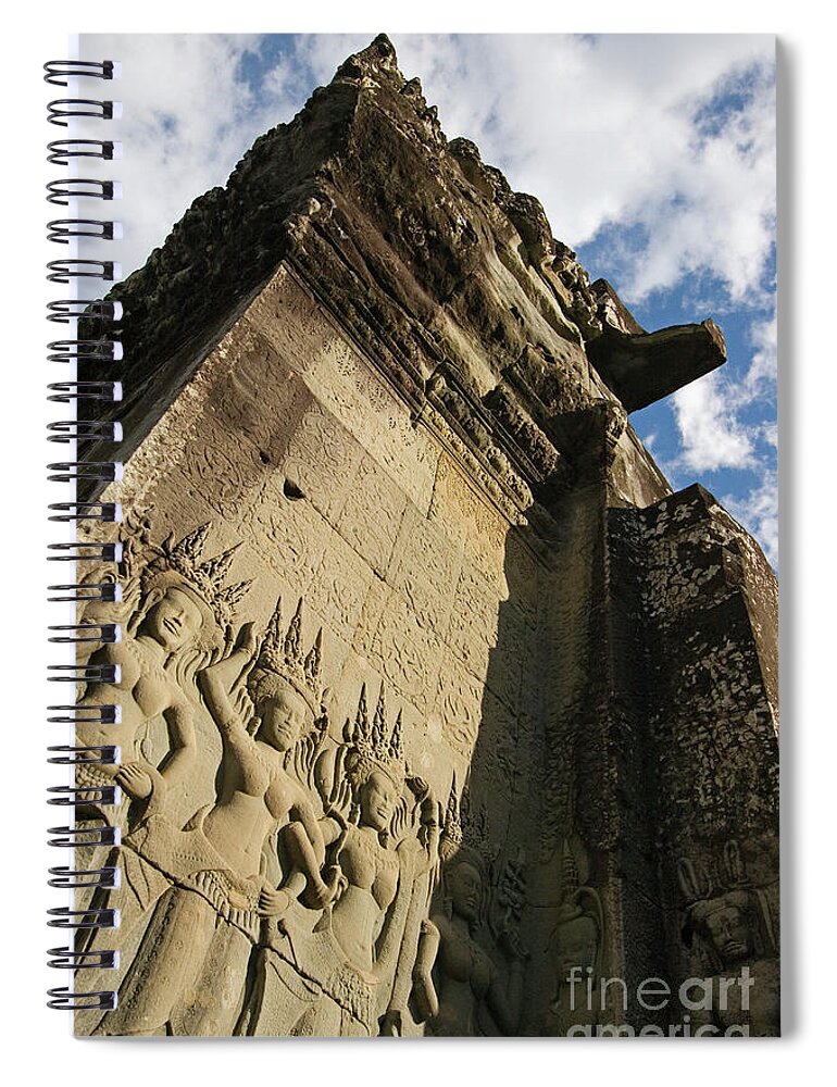 Womanly Spiral Notebook featuring the photograph Cambodia_d108 by Craig Lovell