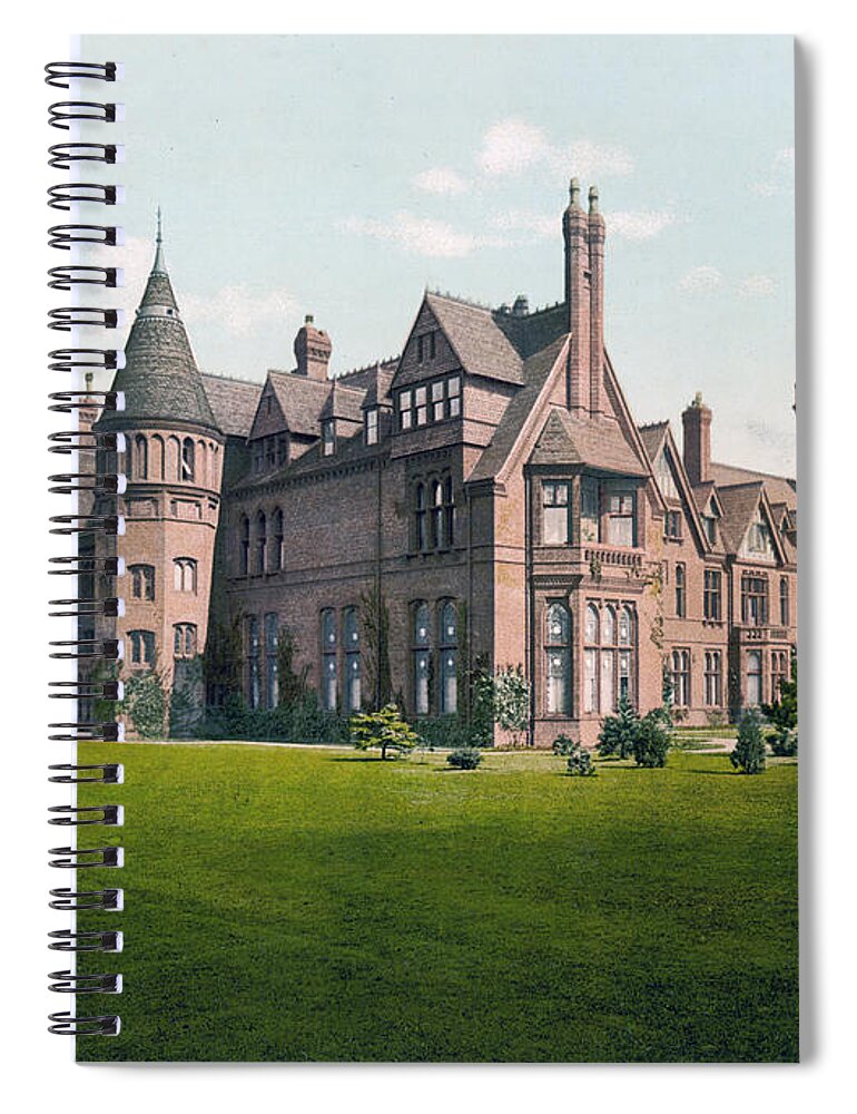 girton College Spiral Notebook featuring the photograph Cambridge - England - Girton College by International Images