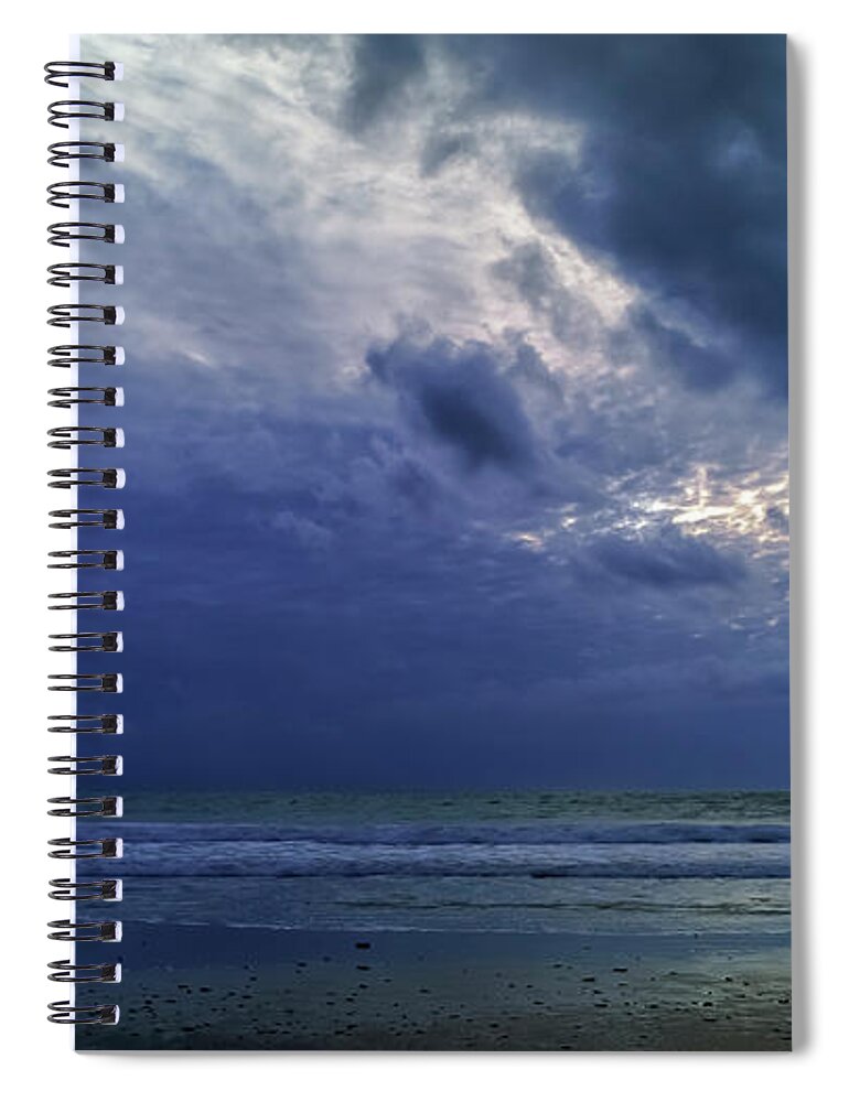 Water Spiral Notebook featuring the photograph Camposoto Beach Cadiz Spain by Pablo Avanzini