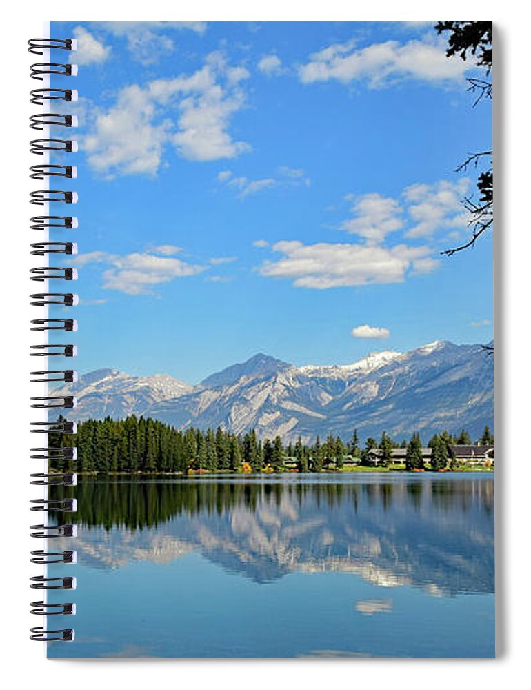 Canadian Rockies Spiral Notebook featuring the photograph Canadian Rockies No. 4-1 by Sandy Taylor