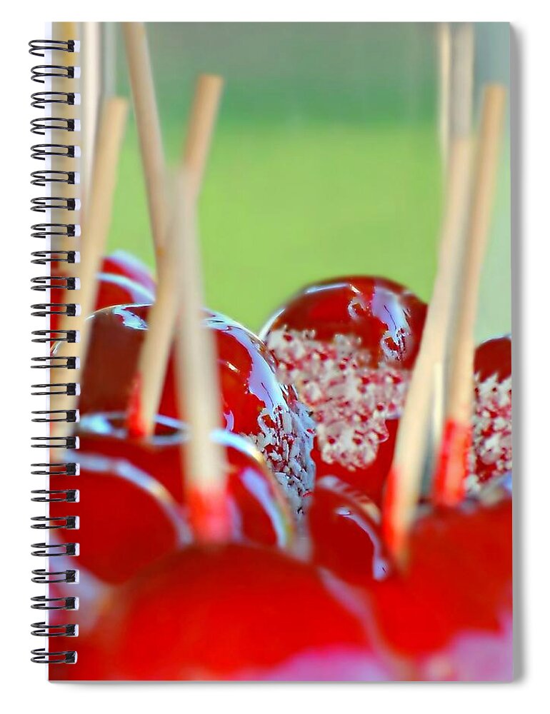Candy Apples Spiral Notebook featuring the photograph Candy Apples by Diana Angstadt