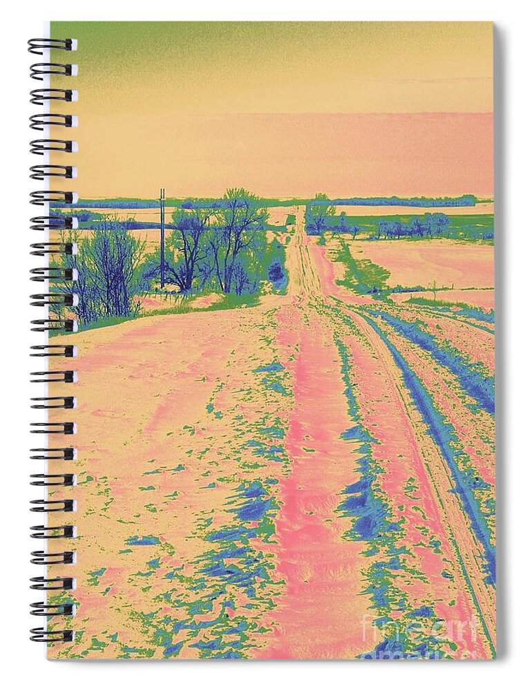 Landscape Spiral Notebook featuring the photograph Candy Land by Julie Lueders 