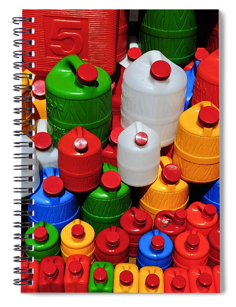 Plastic Spiral Notebook featuring the photograph Candy Land by Skip Hunt