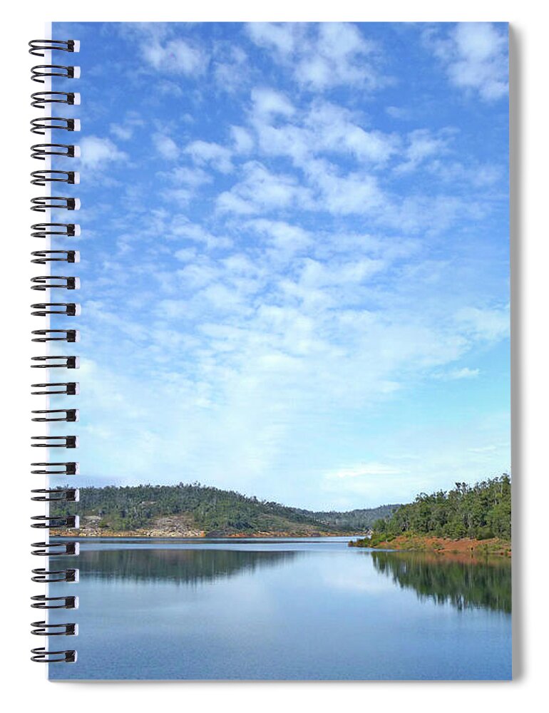 Canning Reservoir Spiral Notebook featuring the photograph Canning Reservoir - Western Australia by Phil Banks
