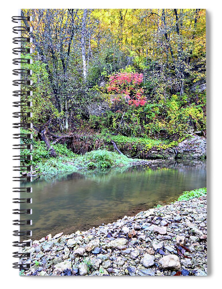 River Spiral Notebook featuring the photograph Canyon Autumn by Bonfire Photography