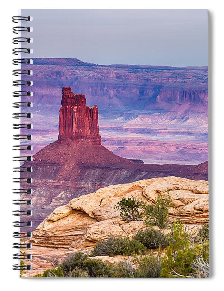 Canyonlands Spiral Notebook featuring the photograph Canyonlands Utah Views by James BO Insogna