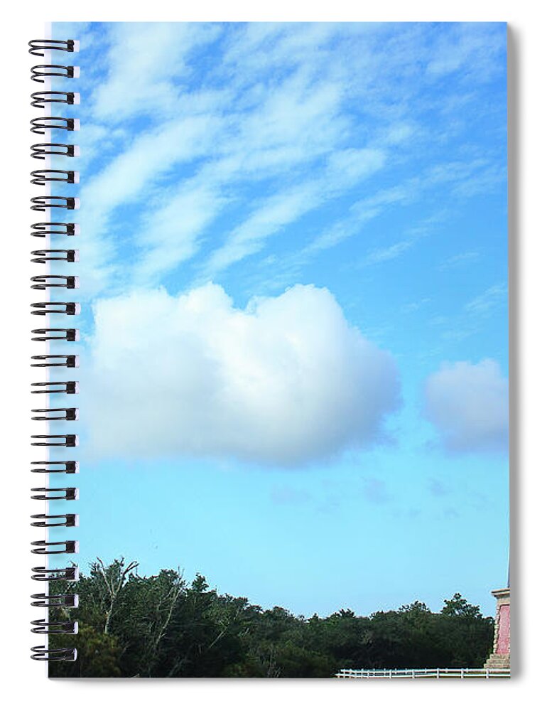 Cape Hatteras Spiral Notebook featuring the photograph Cape Hatteras Lighthouse by Joni Eskridge