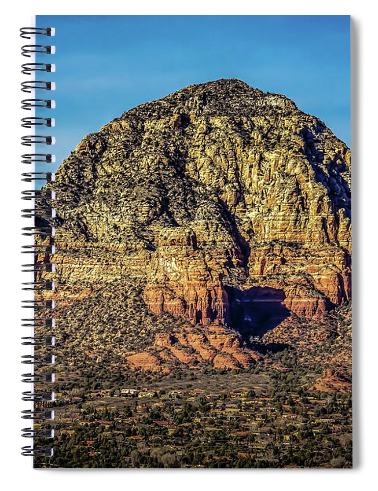 Jon Burch Spiral Notebook featuring the photograph Capital Butte Evening by Jon Burch Photography
