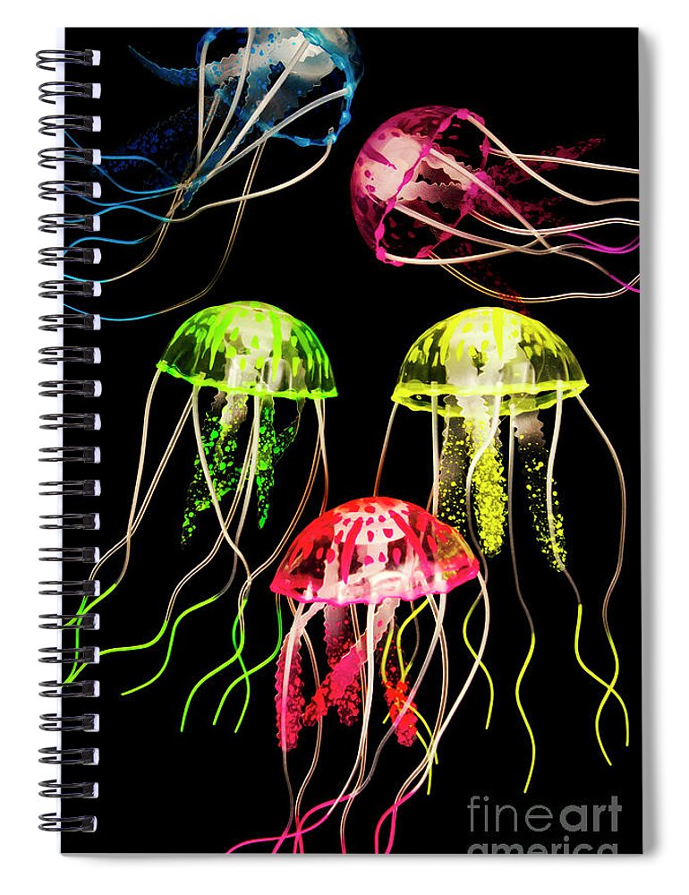 Fish Spiral Notebook featuring the photograph Captivating connectivity by Jorgo Photography