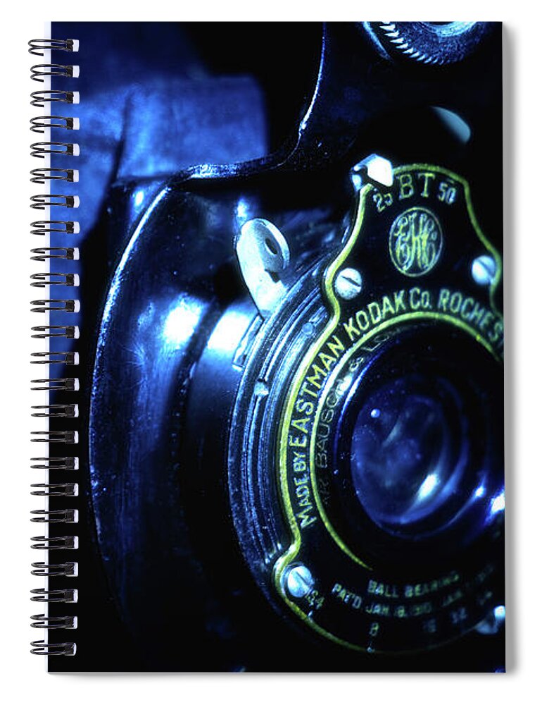 Kodak Spiral Notebook featuring the photograph Capturing Yesteryear by Marnie Patchett