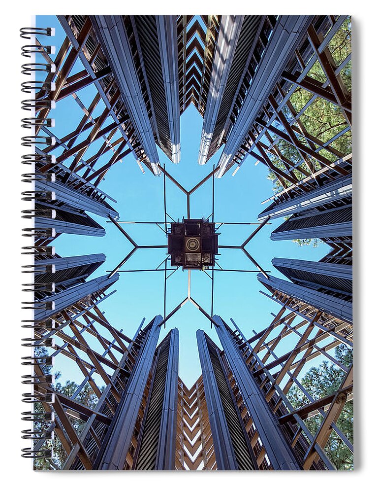 Anthony Chapel Spiral Notebook featuring the photograph Carillon by Joe Kopp