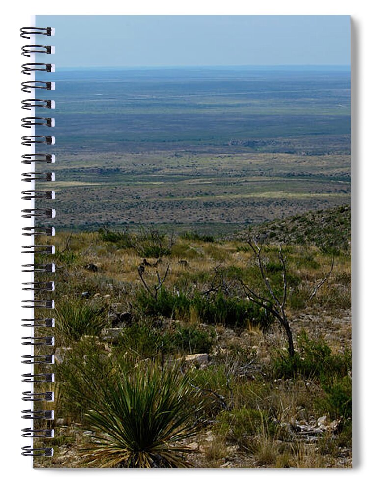 Plains Spiral Notebook featuring the photograph Carlsbad Lookout by Tikvah's Hope