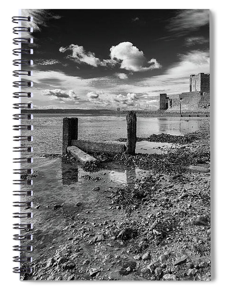 Carrickfergus Spiral Notebook featuring the photograph Carrickfergus Castle 1 by Nigel R Bell