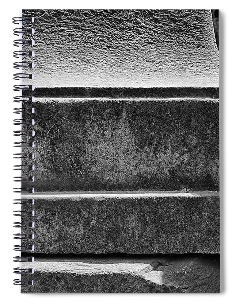 Carving Spiral Notebook featuring the photograph Carving with Light by Kiran Joshi