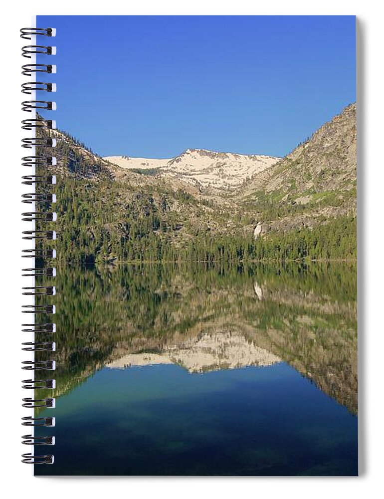 Waterfall Spiral Notebook featuring the photograph Cascade Solitude by Sean Sarsfield