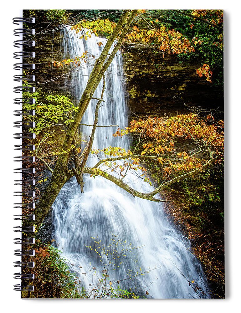 Landscape Spiral Notebook featuring the photograph Cascades Deck View by Joe Shrader
