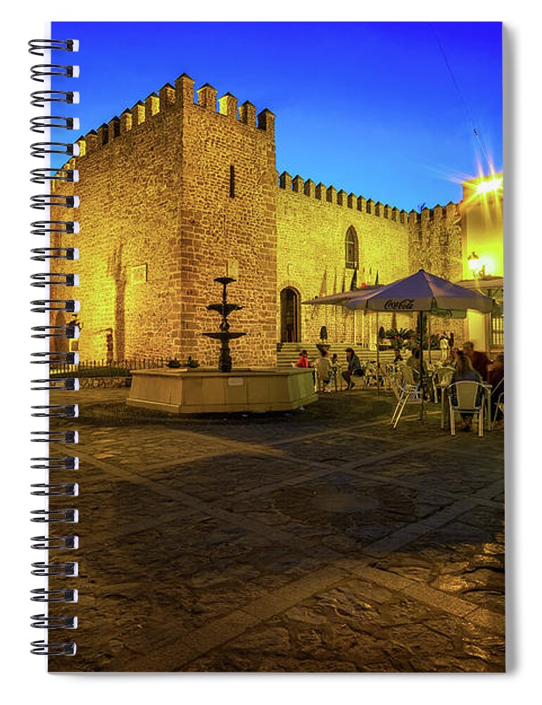 Castillo De Luna Spiral Notebook featuring the photograph Castillo de Luna Rota Cadiz Spain by Pablo Avanzini