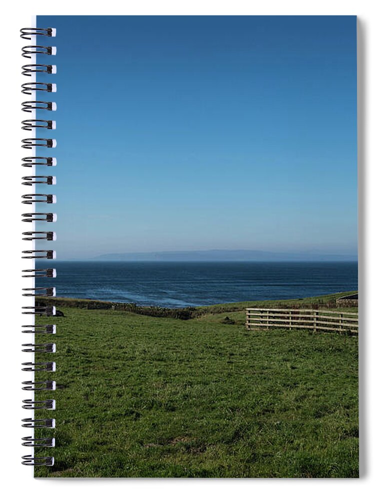 Coast Spiral Notebook featuring the photograph Castle Mey View by Elvis Vaughn