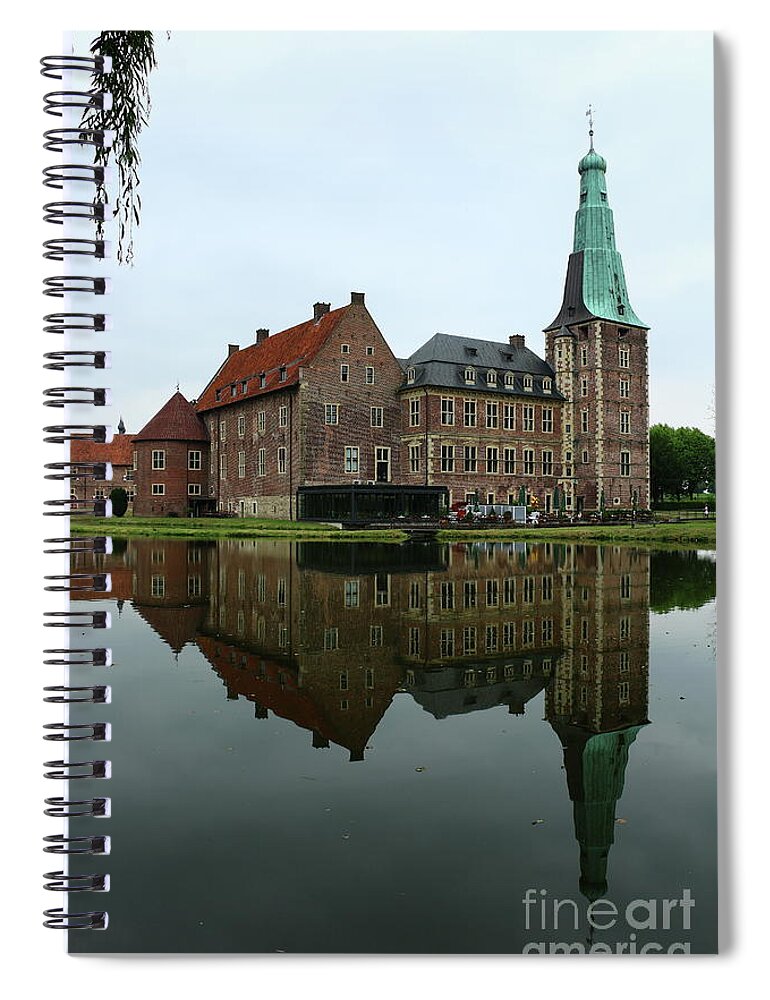 Castle Raesfelldcastle Spiral Notebook featuring the photograph Castle Raesfeld by Christiane Schulze Art And Photography