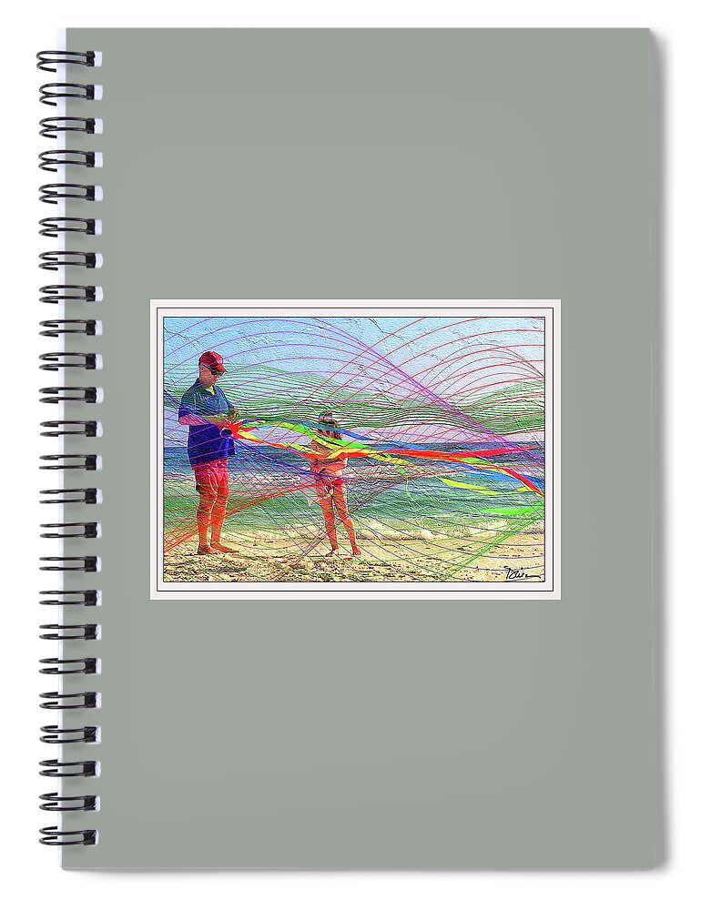 Wind Spiral Notebook featuring the photograph Catching The Wind by Peggy Dietz