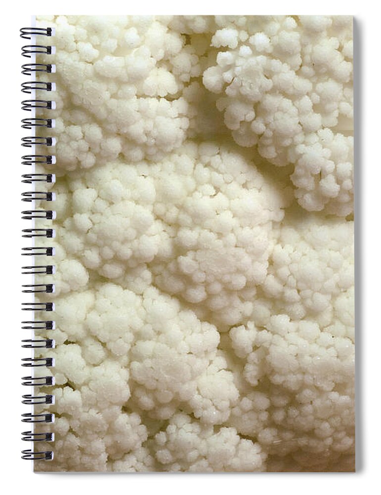 Cauliflower Spiral Notebook featuring the photograph Cauliflower Head by Scimat