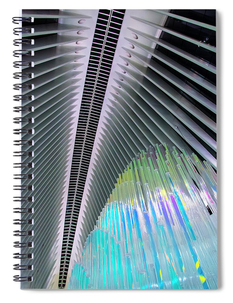 New York Spiral Notebook featuring the photograph Caves of Ice III by Alex Lapidus