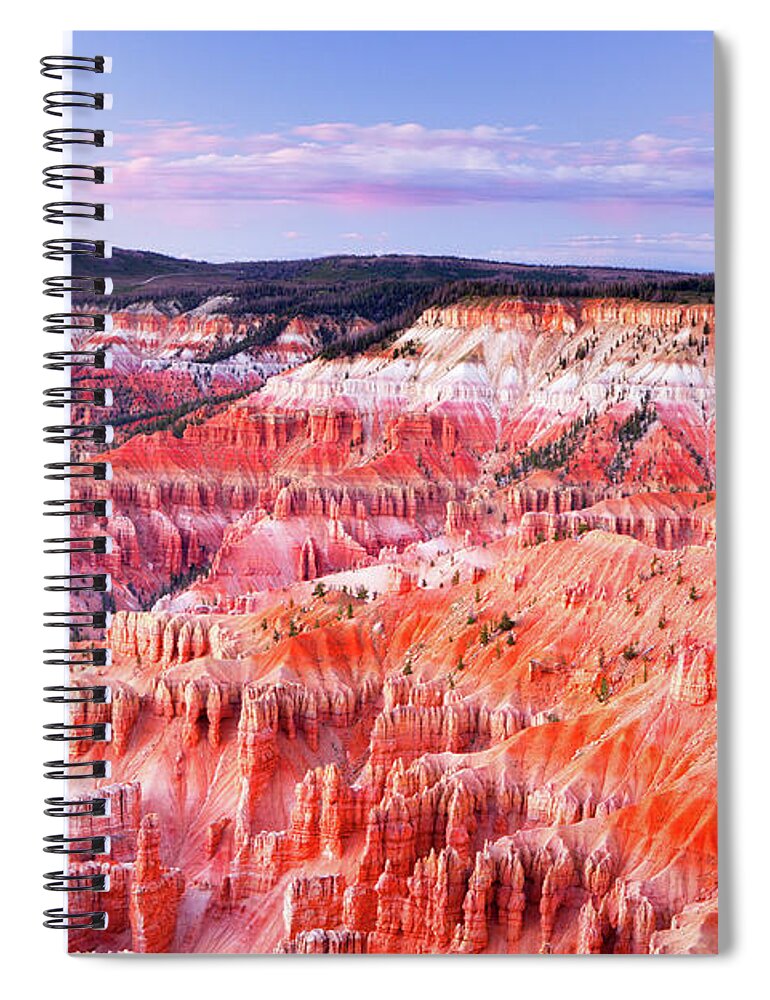 Utah Spiral Notebook featuring the photograph Cedar Breaks by Eric Foltz