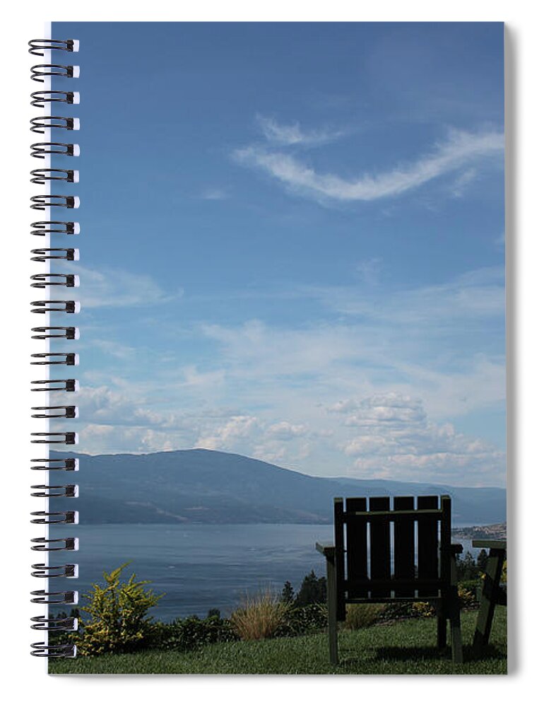 Okanagan Spiral Notebook featuring the photograph Celebration of Life by Wilko van de Kamp Fine Photo Art