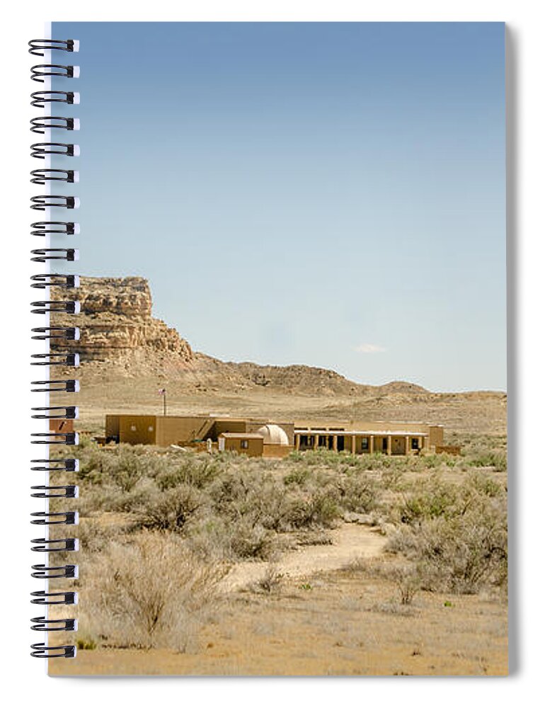 Dakota Spiral Notebook featuring the photograph Chaco Culture National Historic Park by Greni Graph