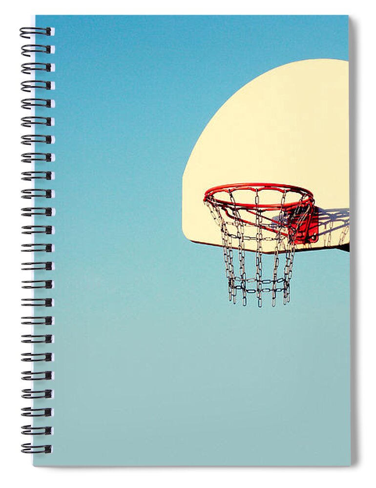 #faatoppicks Spiral Notebook featuring the photograph Chain Net by Todd Klassy