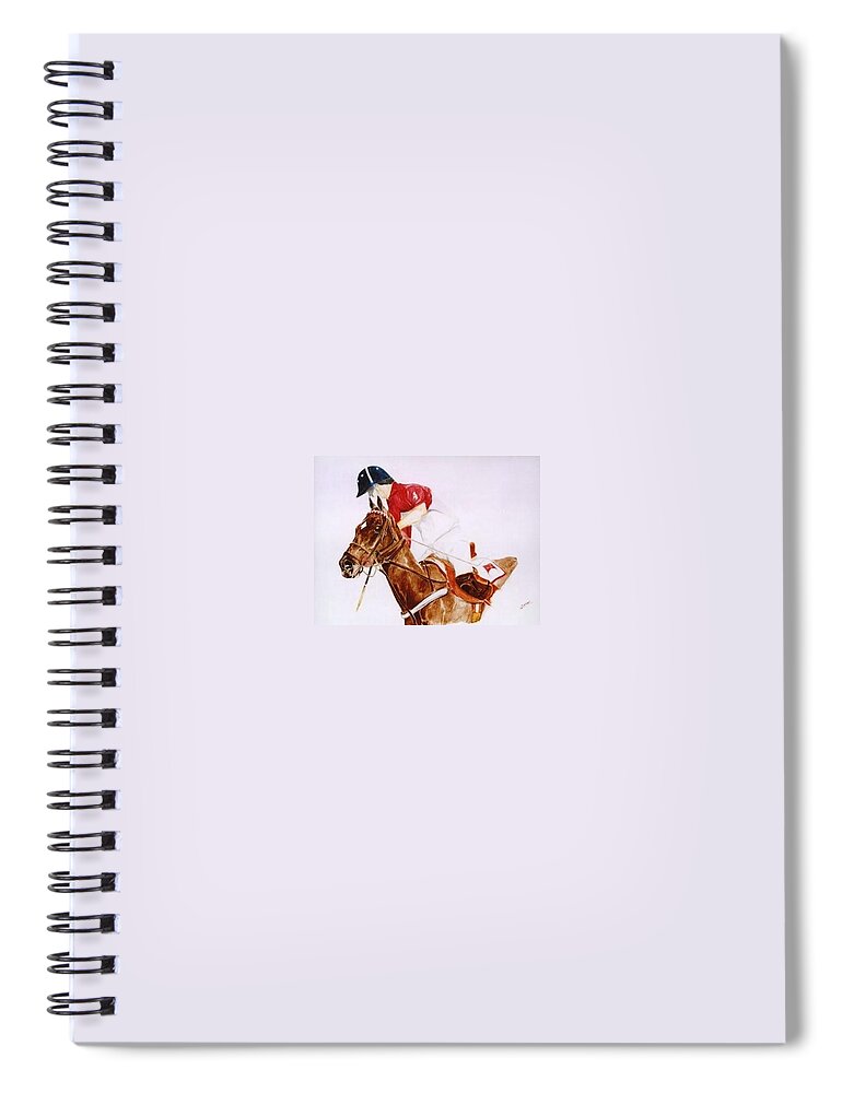  120º Abierto De Palermo Spiral Notebook featuring the painting Chapa by Carlos Jose Barbieri