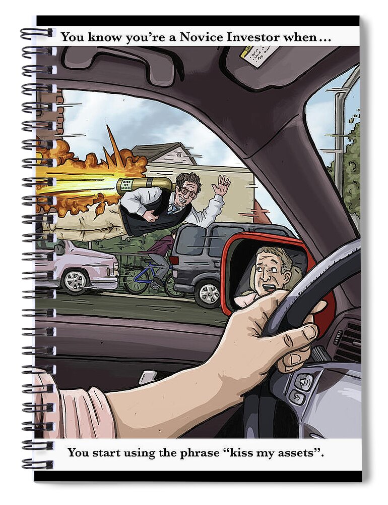Illustration Spiral Notebook featuring the digital art Chapter 11 by Mark Slauter
