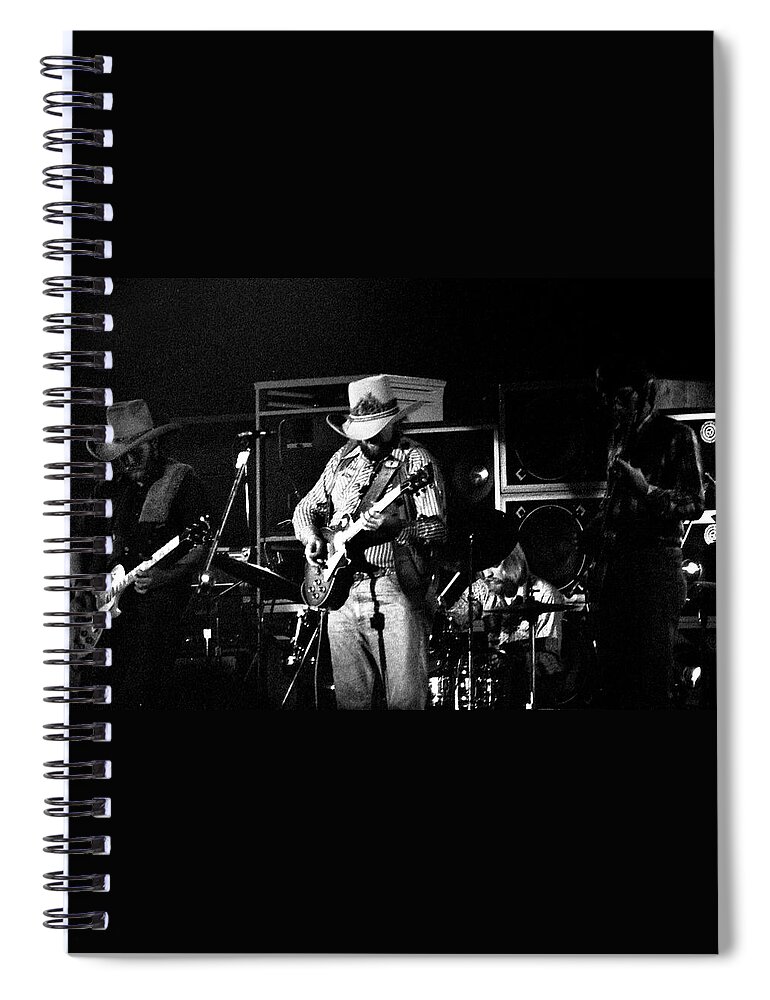 Charlie Daniels Spiral Notebook featuring the photograph Charlie Daniels by Kevin Cable